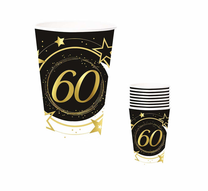 Tazas 60 Años 240ml 6ud