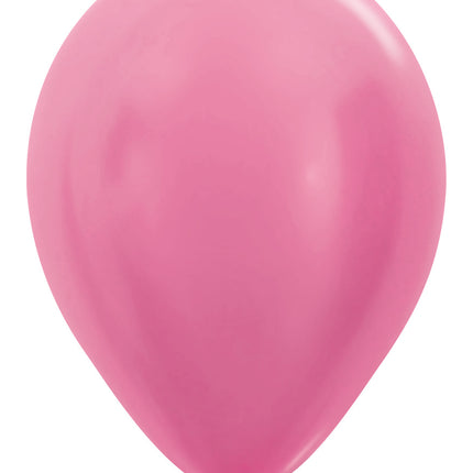 Globos Perla Fucsia 30cm 50pcs