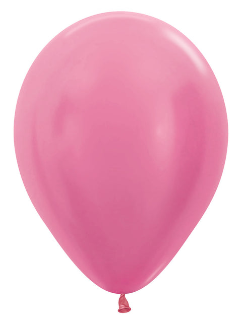 Globos Perla Fucsia 30cm 50pcs