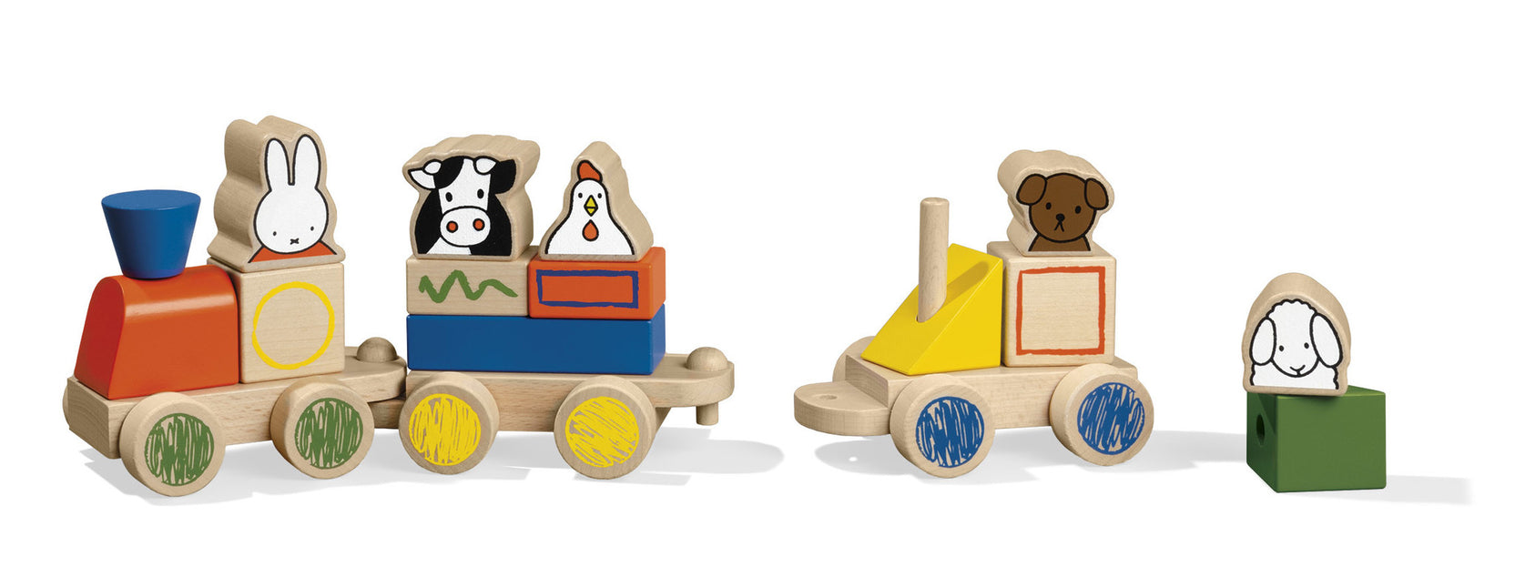 Tren de bloques Miffy