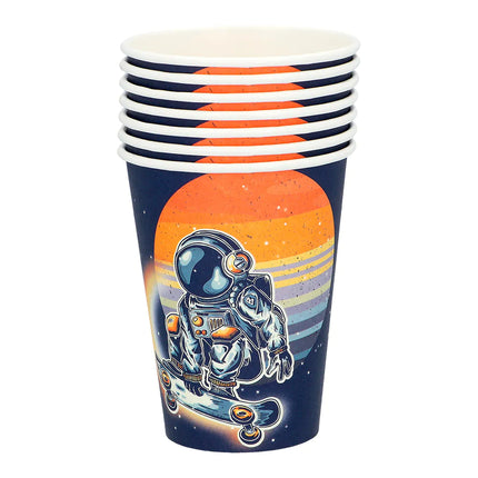 Vasos Space Party Papel 21cl 8pcs