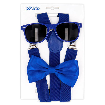 Set de accesorios azul 3 piezas