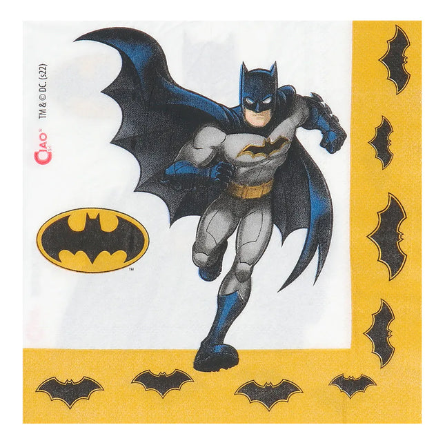 Servilletas Batman 33cm 20ud