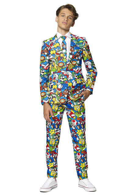 Super Mario Traje Niño Adolescente OppoSuits