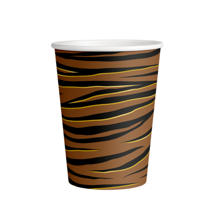 Vasos Tigre 250ml 8ud