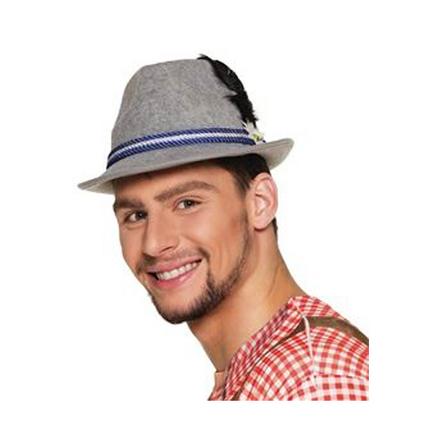 Gorra Oktoberfest Tiroler Gris