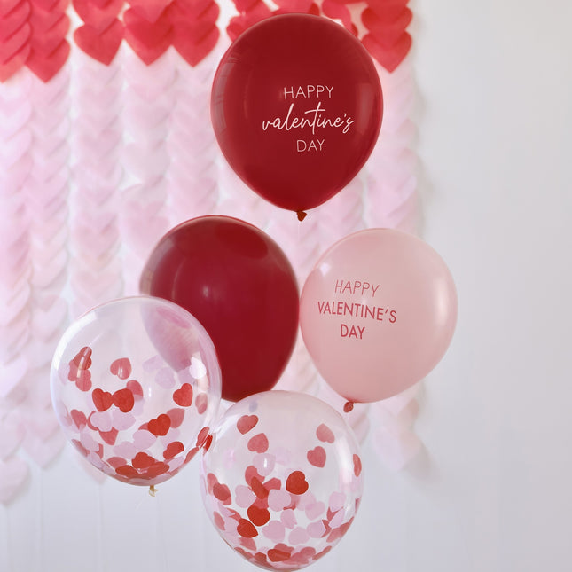 Set Globos Feliz San Valentín 30cm