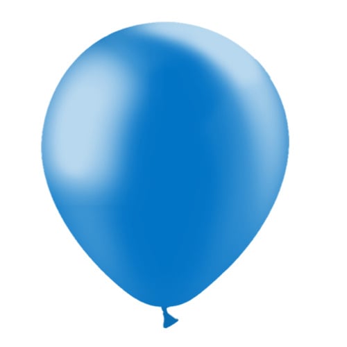 Globos Azules Metálicos 30cm 50pcs