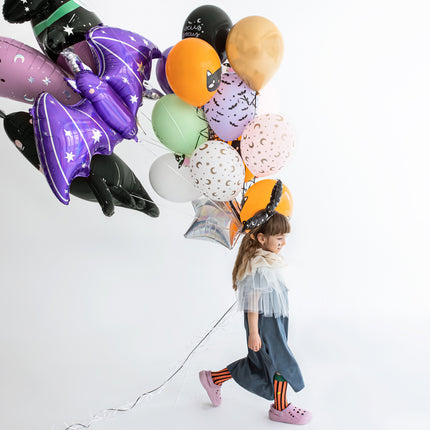 Globos de Halloween de colores 30cm 6pcs