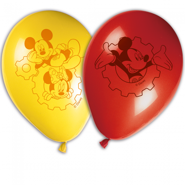 Globos Mickey Mouse 28cm 8pcs