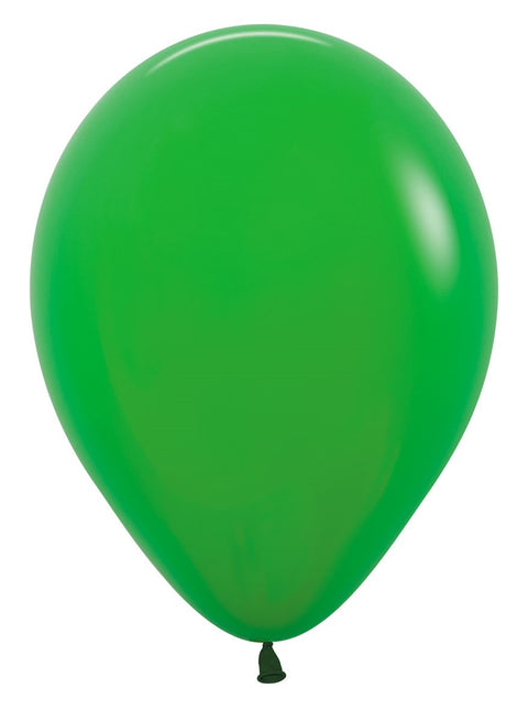 Globos Trébol Verde 30cm 50pcs