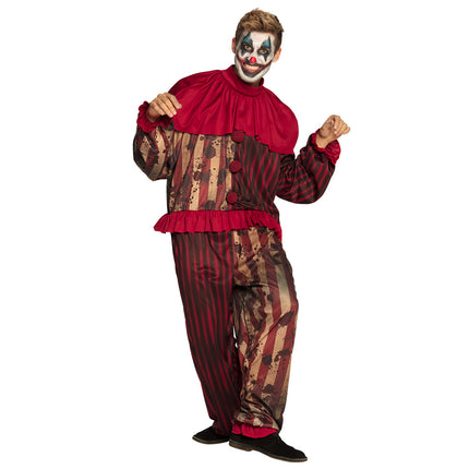 Disfraz de Payaso de Halloween Rojo