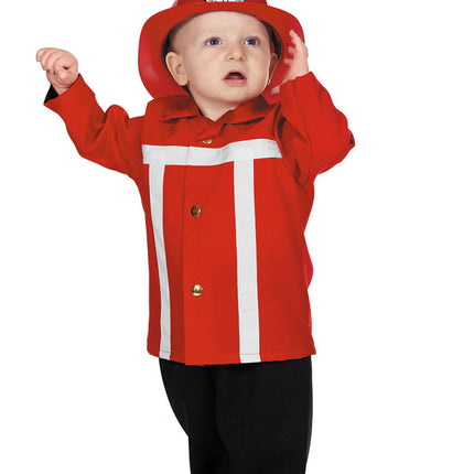 Traje de bombero Baby Rojo