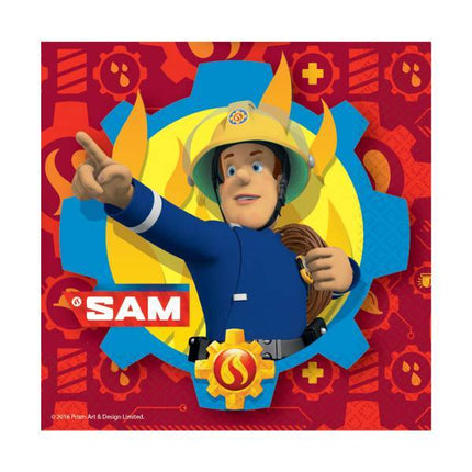 Fireman Sam Servilletas Decoración 33cm 20pcs