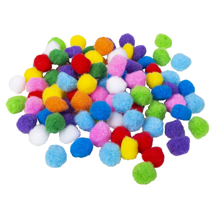 Pompones de colores 100uds