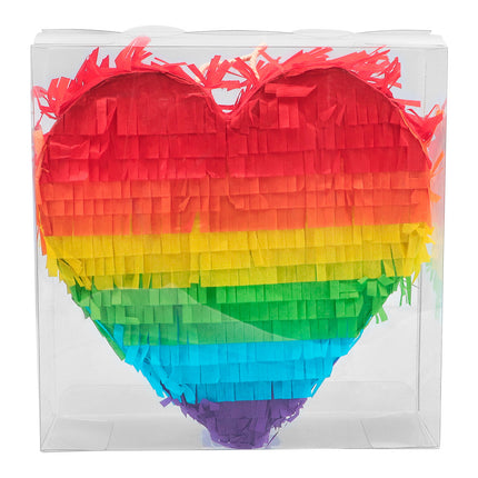 Piñata Arco Iris Corazón 20cm