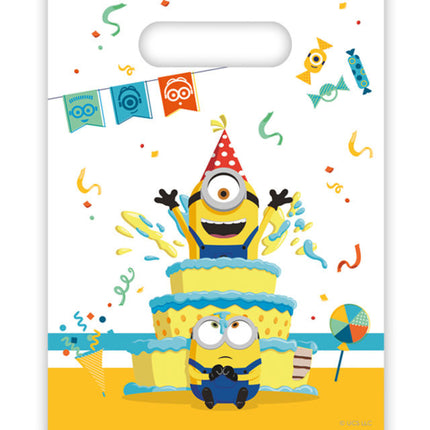 Bolsas para compartir de cumpleaños de los Minions 6 unidades