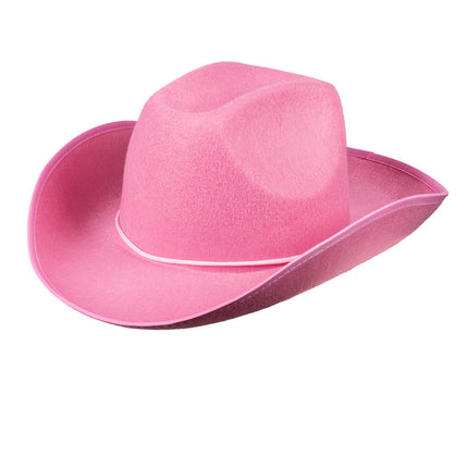 Sombrero de vaquero rosa