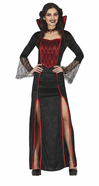 Disfraz de Vampiresa de Halloween Rojo para Mujer