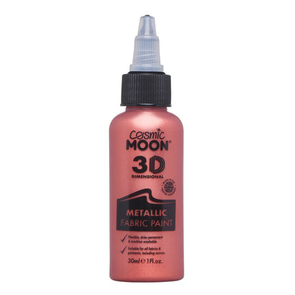 Pintura metalizada para tejidos Cosmic Moon Rojo 30ml