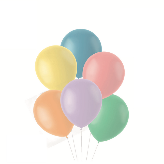 Globos de Colores Pastel 33cm 10pcs