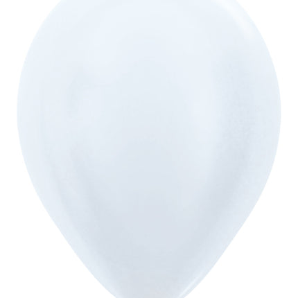 Globos Blanco Perla 30cm 50pcs