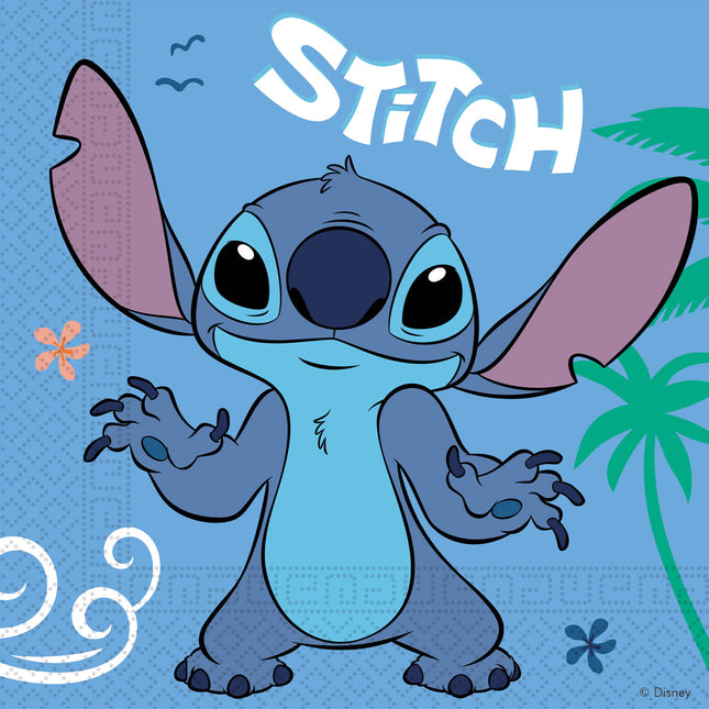 Servilletas Stitch Dos Capas 33cm 20pcs