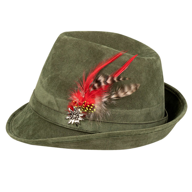 Gorro Tiroler Oktoberfest Verde Oscuro