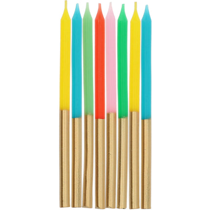 Velas Retro Metálicas 10cm