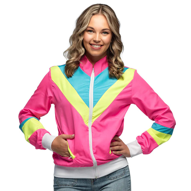 Chaqueta de entrenamiento de color para mujer defectuosa