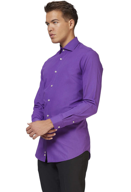 Camisa morada hombre OppoSuits