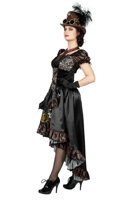 Vestido Steampunk Negro Señoras