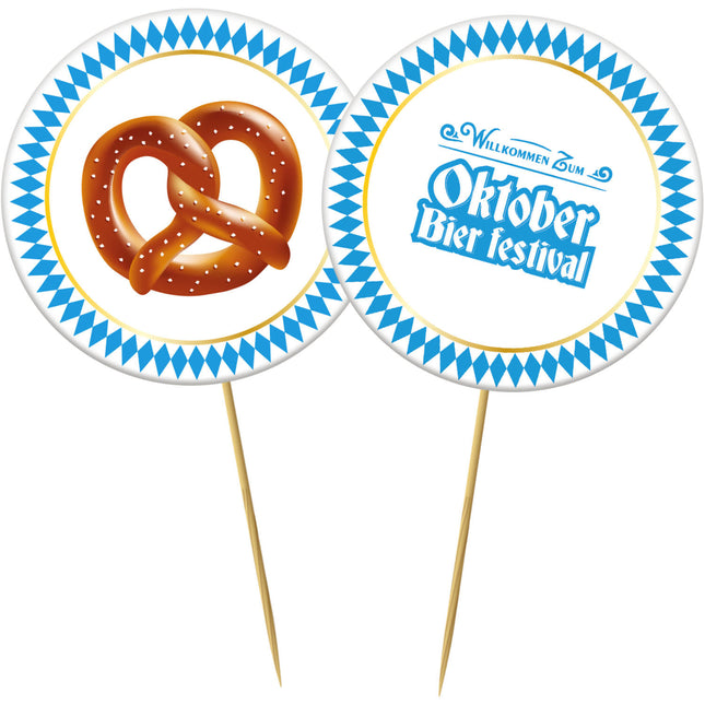 Palillos de cóctel Oktoberfest Fiesta de la Cerveza Oktober 20pcs