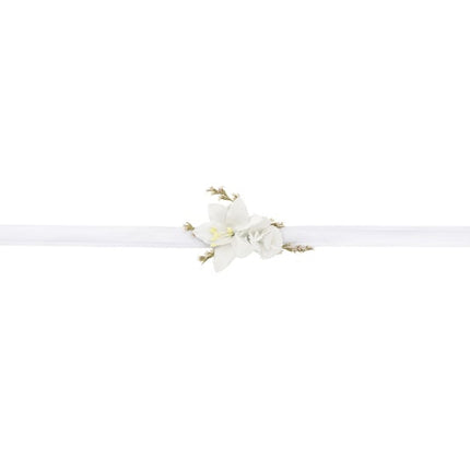 Pulsera Flor Blanca