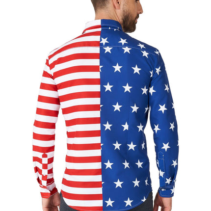 Camiseta USA Flag Hombre Suitmeister