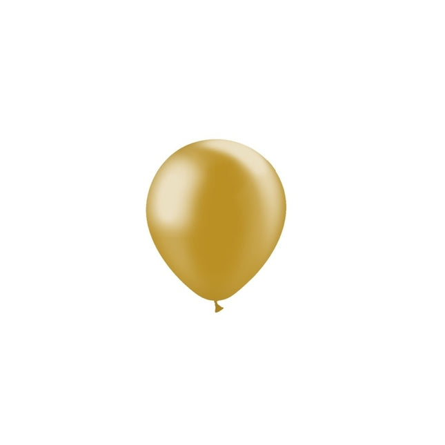 Globos Oro Metálicos 13cm 100pcs