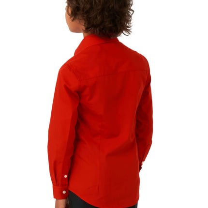 Camisa Roja Niño OppoSuits