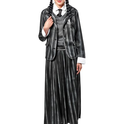 Disfraz de Halloween Miércoles Uniforme Addams