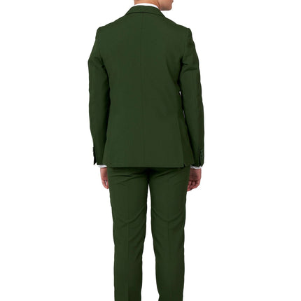 Traje Verde Oscuro Niño Adolescente OppoSuits