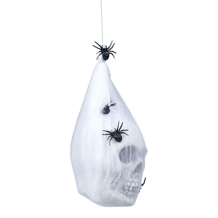 Bolsa Halloween Calavera Telaraña 25cm