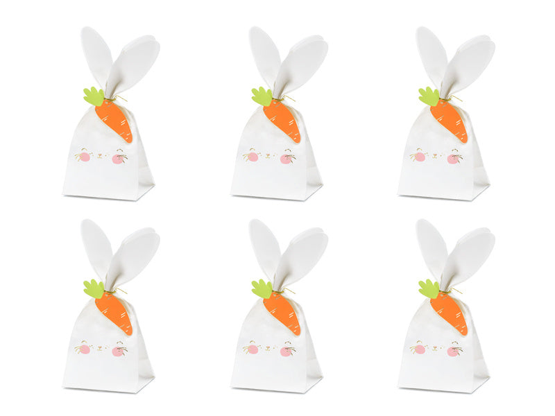 Bolsas de fiesta Conejo 22.5cm 6pcs