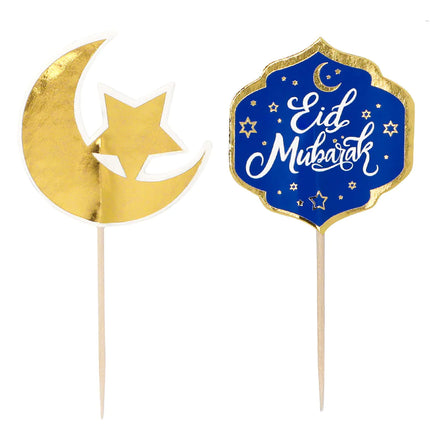 Palitos de cóctel Ramadán Eid Mubarak 40 piezas