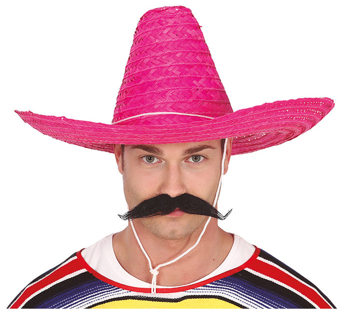 Sombrero mexicano rosa