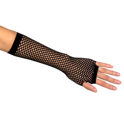 Guantes Fishnet Negro