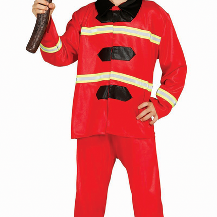 Traje de Bombero Niño Rojo