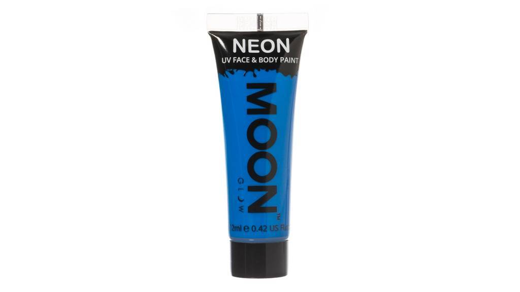 Pintura Facial UV Neón Intenso Azul Intenso Moon Glow