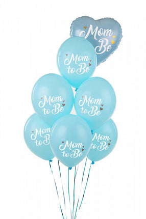 Globos Futura Mamá Azul 30cm 6pcs