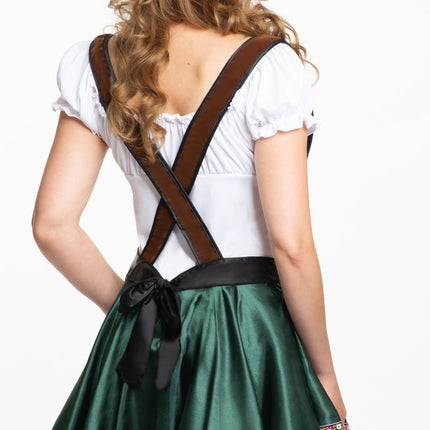 Vestido Dirndl Oktoberfest Flores