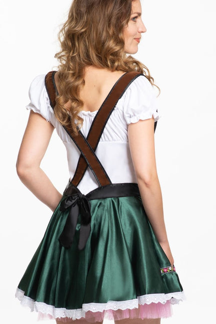 Vestido Dirndl Oktoberfest Flores