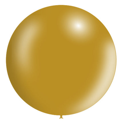 Globo Gigante Oro XL Metálico 91cm